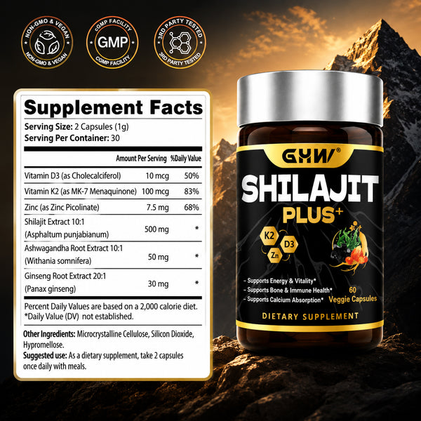 GYM Shilajit Plus+ Capsules